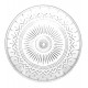 Prato Bolo 32cm 10,5cm Lys Com Pé Em Cristal Ecológico Wolff